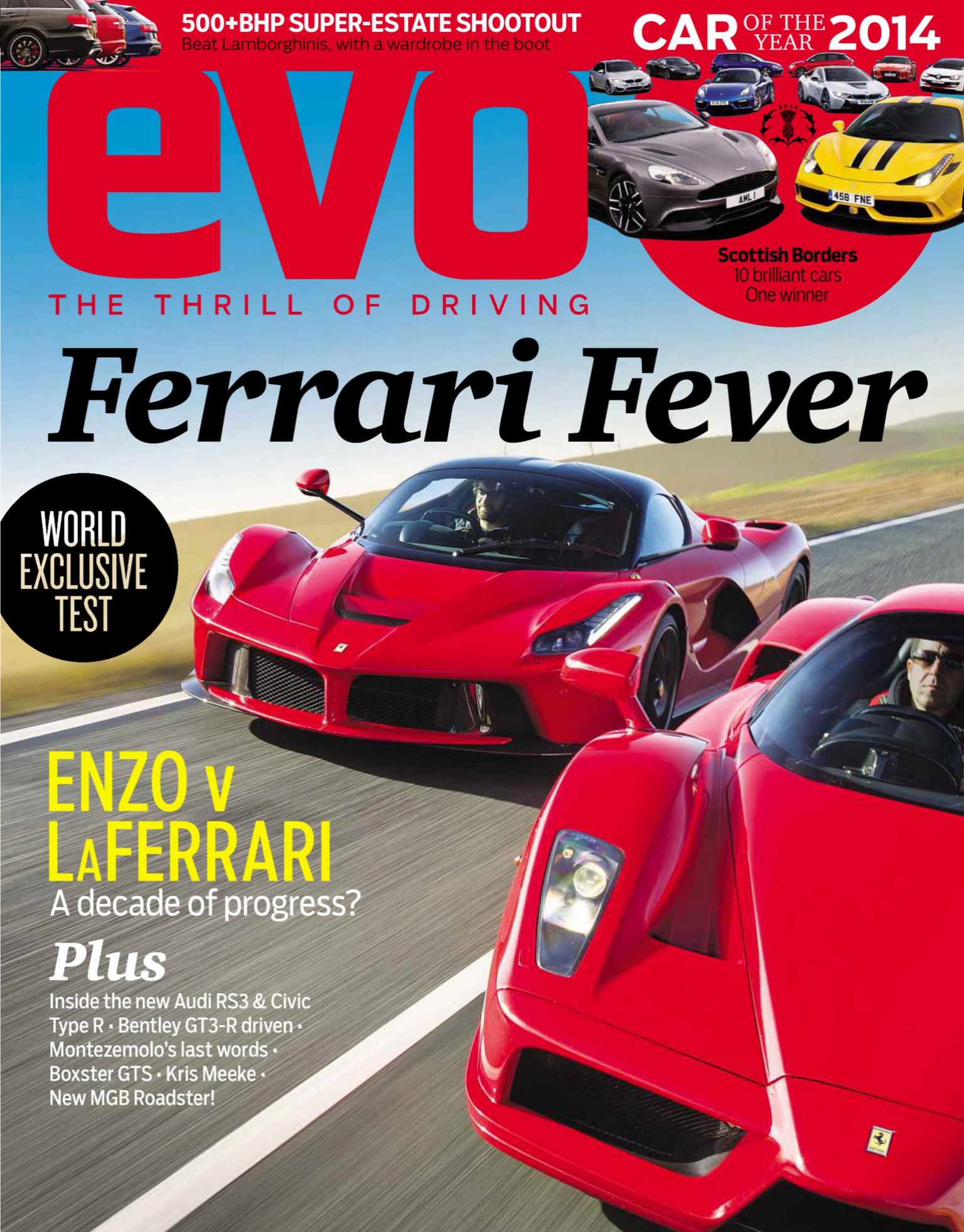 Журнал Evo: Car of the year 2014